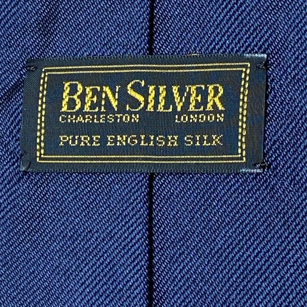 Ben Silver Durham University Silk Tie Collegium Dunelmense Castle Crested